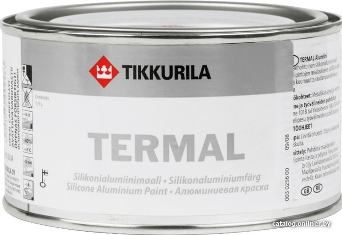 

Краска Tikkurila Termal 0.333 л (алюминиевый)