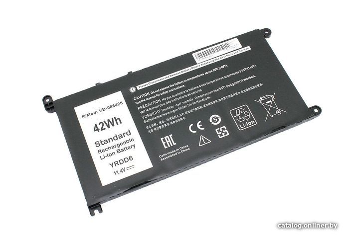 

Аккумуляторы для ноутбуков RageX YRDD6 Dell Inspiron 14 5482 5485, 11.4В, 3600мАч