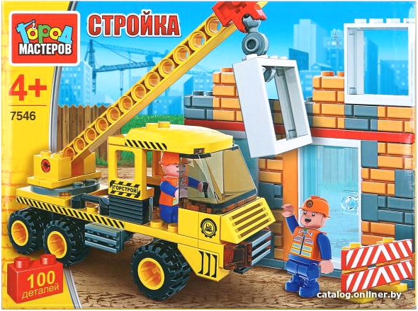 

Конструктор Город мастеров Стройка 7546-UU Автокран