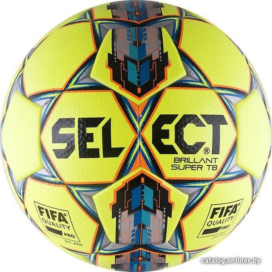 

Мяч Select Brillant Super TB (5 размер, желтый/синий/серый)