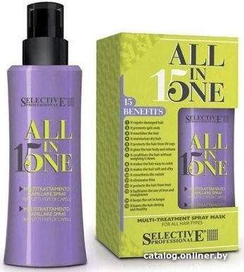 

Маска-спрей Selective Professional All in one 15 в 1 для всех типов волос 150 мл