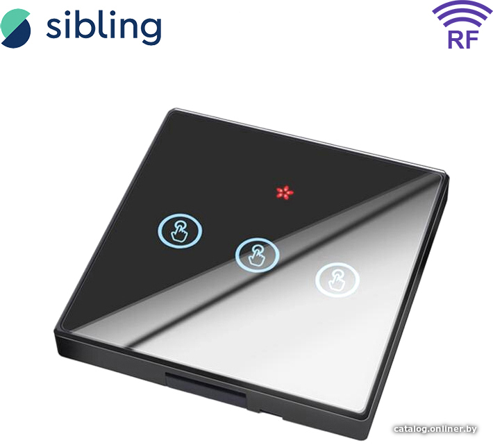 

Выключатель Sibling Powerlight-SM3B 3-канальный сенсорный