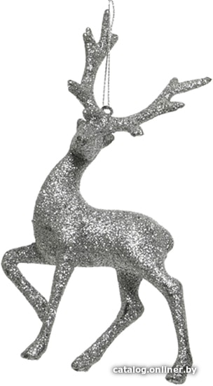 

Елочная игрушка Albero Di Natale Северный олень 2.7х4х17 см (серебристый) 518770-2
