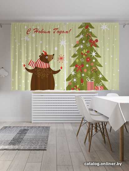 

Комплект штор JoyArty Медведь готовится 1.45x1.8 м p_78079_145x180 (2 шт)