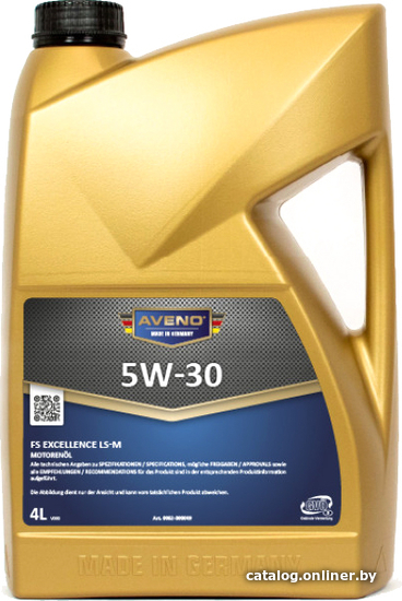 

Моторное масло Aveno FS Excellence LS-M 5W-30 4л