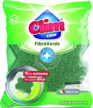 

Губка Clim FibraVerde антибактериальная 2 шт