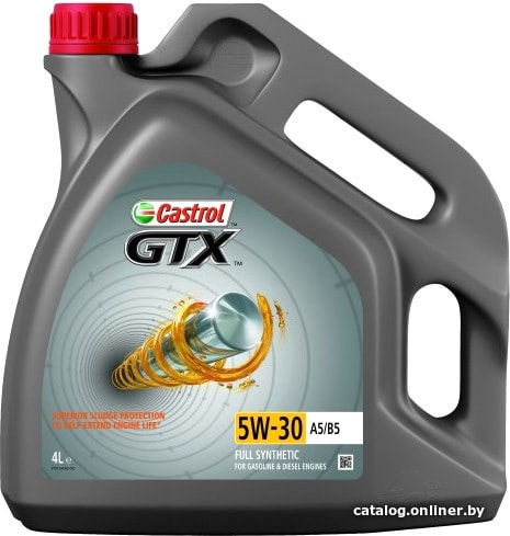

Моторное масло Castrol GTX 5W-30 A5/B5 4л