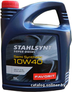 

Моторное масло Favorit Stahlsynt Super Diesel 10W-40 5л