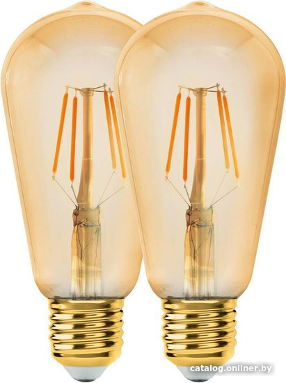 

Светодиодная лампочка Eglo 11783 ST64 6W(Е27) 2200K 650lm (2 шт)