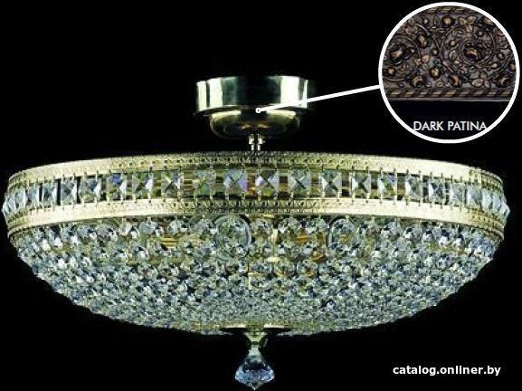 

Припотолочная люстра ArtGlass Milada Ii. Full Cut Dark Patina Ce