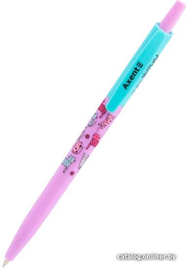 

Ручка шариковая Axent Cats AВ 1090-16 (синий)
