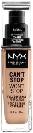 

Тональная основа NYX Professional Makeup Can`t Stop Won`t Stop (07 Natural) 30 мл