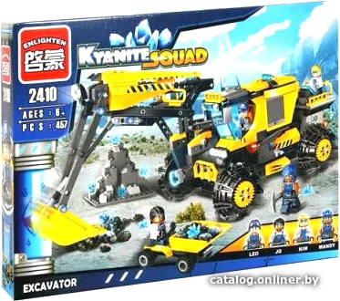 

Конструктор Qman Kyanite Squad 2410 Экскаватор