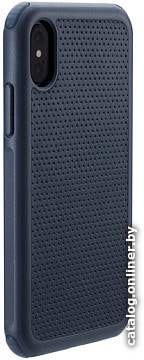

Чехол для телефона Just Mobile Quattro Air для Apple iPhone X/XS (синий)