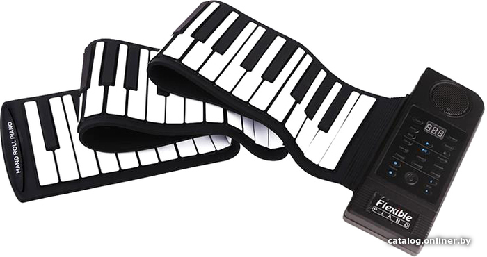 

Пианино/синтезатор BeatHoven Гибкое пианино Black and White PU88M