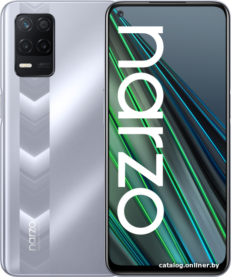 

Смартфон Realme Narzo 30 5G 4GB/128GB (серебристый)