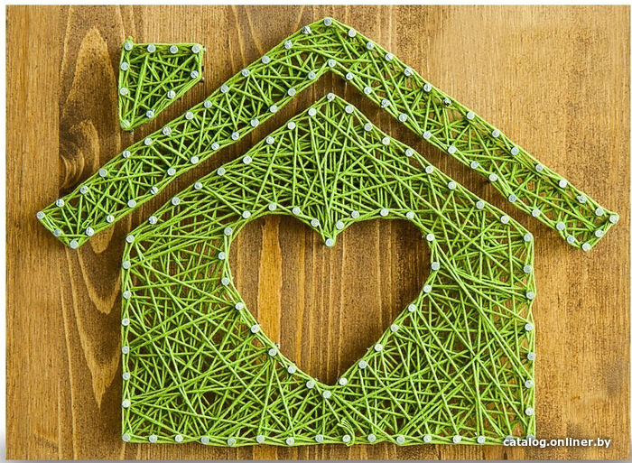 

Набор для создания поделок/игрушек String Art Дом A4007