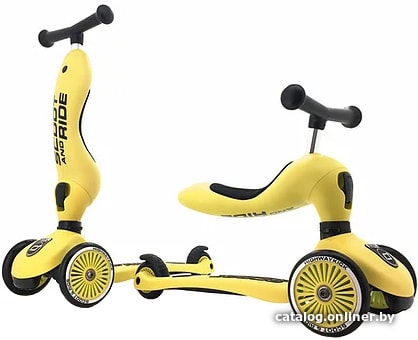 

Трехколесный самокат Scoot & Ride Highwaykick 1 (lemon)