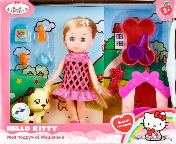 

Кукла Карапуз Hello Kitty Машенька MARY63001-HK (розовый)