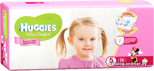 

Подгузники Huggies Ultra Comfort 5 для девочек (56 шт)