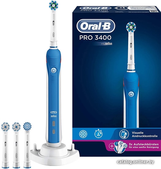 

Электрическая зубная щетка Oral-B Pro 3400 D20.544.3M