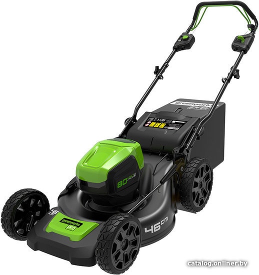 

Газонокосилка Greenworks GD80LM46SPK4 (с 1-м АКБ 4 Ah)