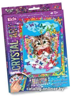 

Набор для создания поделок/игрушек Danko Toys Crystal Art Котенок Cart-01-04