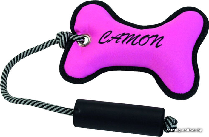 

Игрушка для собак Camon Кость из ткани оксфорд с веревкой AH511/A