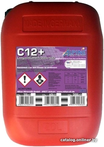 

Антифриз Alpine Antifreeze C12 Plus 20л