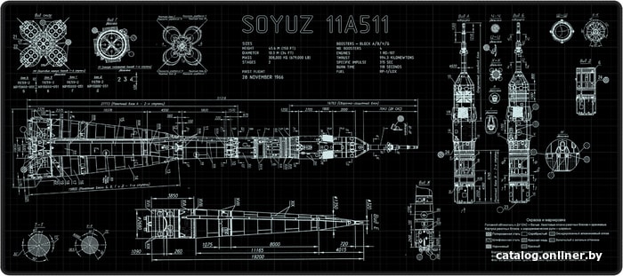 

Коврик для стола Geekboards Союз