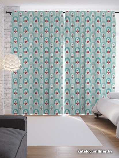 

Комплект штор JoyArty Северные мишки с подарком 1.45x2.65 м p_380863_145x265 (2 шт)