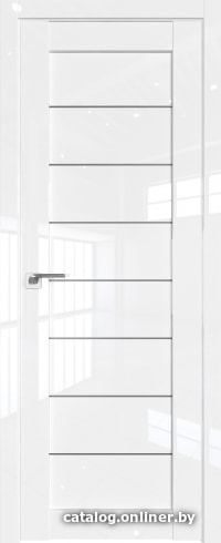 

Межкомнатная дверь ProfilDoors 71L 60x200 (белый люкс/стекло графит)