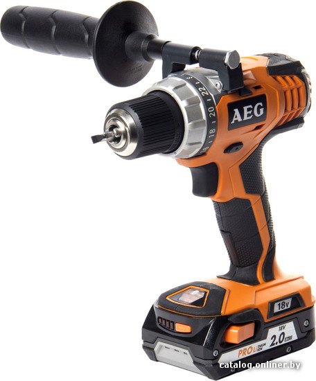 

Дрель-шуруповерт AEG Powertools BS 18C Li-202C 4935443977 (с 2-мя АКБ)