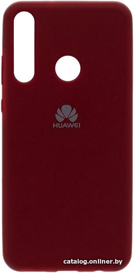 

Чехол для телефона EXPERTS Original Tpu для Huawei Y6p с LOGO (темно-красный)