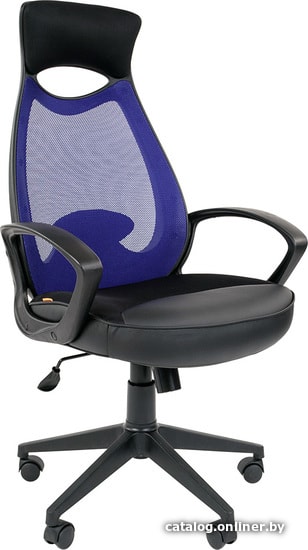 

Кресло CHAIRMAN 840 (черный/синий)