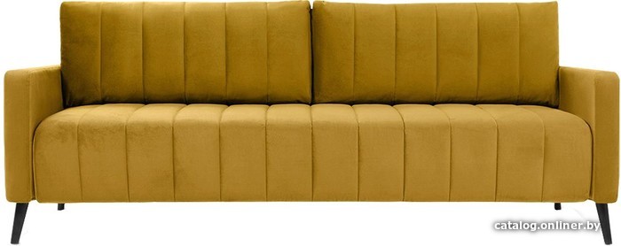 

Диван Divan Маркфул Velvet Yellow 134895 (велюр, желтый)