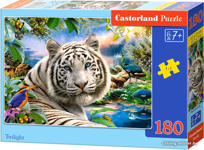 

Пазл Castorland Белый тигр B-018192 (180 эл)