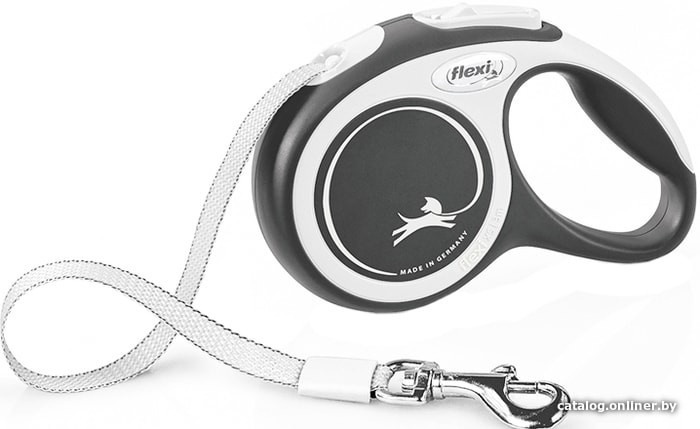 

Поводок-рулетка Flexi New Comfort XS Tape 3 м (черный)