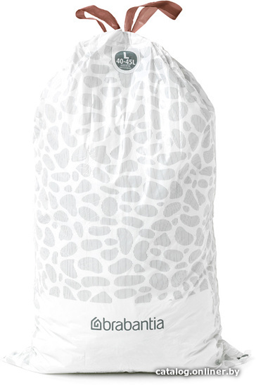 

Пакеты для мусора Brabantia PerfectFit L 40-45 л 138607 (20 шт, белый)