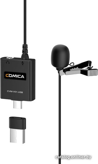 

Проводной микрофон Comica CVM-V01.USB