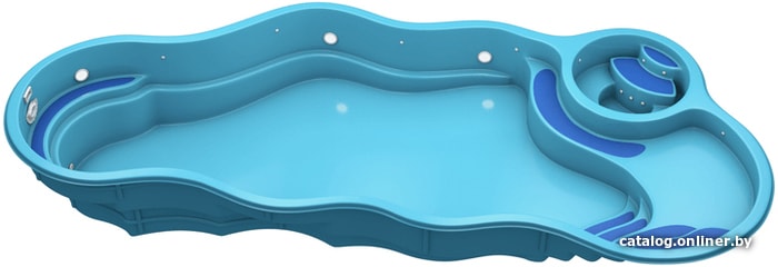 

Композитный бассейн Empire Pools Континент Econom (13x5.5 м)