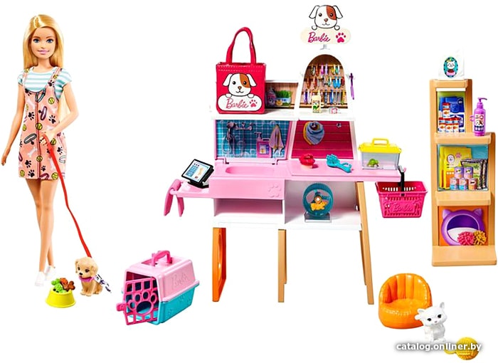 

Кукла Barbie Зоомагазин GRG90