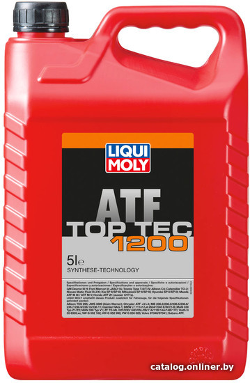 

Трансмиссионное масло Liqui Moly ATF Top Tec 1200 5л