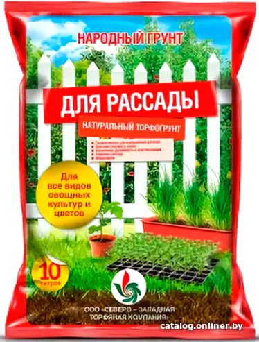

Грунт Народный грунт Для рассады (10 л)