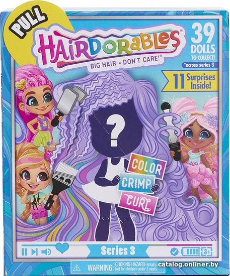

Кукла Hairdorables Series 3