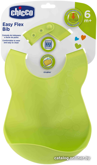 

Нагрудник детский Chicco Flex 00016302300000 (зеленый)
