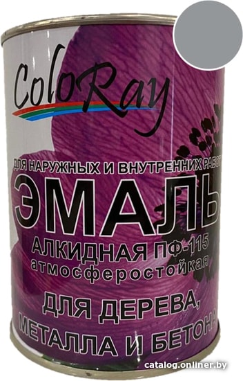 

Эмаль ColoRay ПФ-115 серый (0.9 кг)