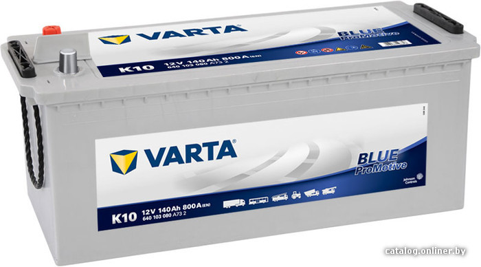 

Автомобильный аккумулятор Varta Promotive Blue 640 103 080 (140 А·ч)