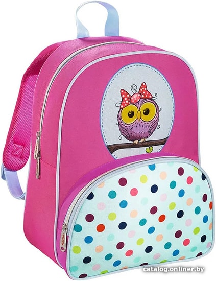 

Школьный рюкзак Hama Sweet Owl 139105 (розовый/белый)