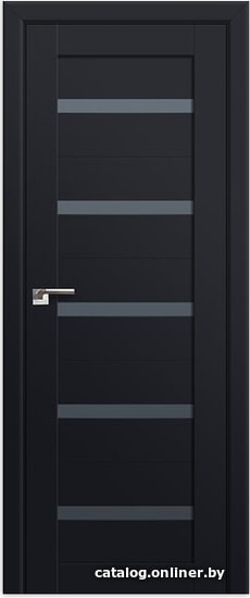 

Межкомнатная дверь ProfilDoors 7U 70x200 (черный матовый/мателюкс графит)